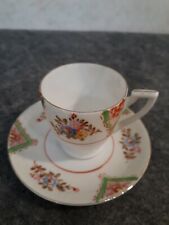  Sm. Vintage Chikaramachi hand painted tea cup and saucer made in Japan  picture