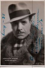 Autographed Postcard Fernando Autori Italian Opera Singer picture