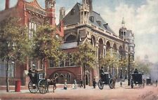 Postcard Street Scene London City of London School Tucks Oilette #7227 picture