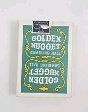 Vintage Golden Nugget Gambling Hall Green Deck Of Cards With Jokers picture