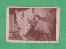Smiley Burnette Early 50's  Caramelos Cuban Westerns Film Star Card Super Rare picture