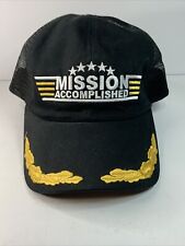 CentriPro ITT Mission Accomplished Black Snapback Baseball Hat picture