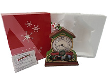 Avon Lighted Christmas Advent Countdown Day Clock-Plays On The Hour-Vaired Music picture