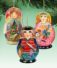 G DeBrekht Nutcracker Doll Wood Christmas Ornaments PRICE REDUCED $10 Off picture
