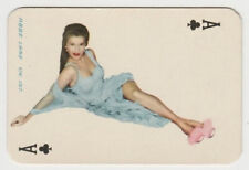 Abbe Lane vintage 1950s Maple Leaf NZ Playing Card of Film Star AC picture