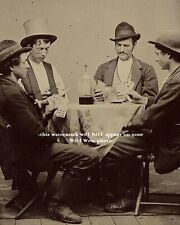 8x10 1877 Billy the Kid PHOTO Rare Discovery Playing Cards Saloon William Bonney picture