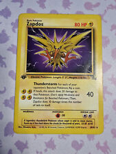 Pokemon TCG - 1st Edition Zapdos - Fossil - 30/62 WOTC LP/MP picture