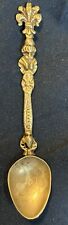 Vintage SilverCrest Face Spoon Made in Italy Demitasse Ornament 4 3/4” Long. picture