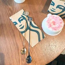 Starbucks Sakura Coffee Mugs Cup Spoons Long Stir Stick Stainless Steel picture