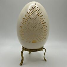Vintage Unique Hand Carved Goose Egg picture