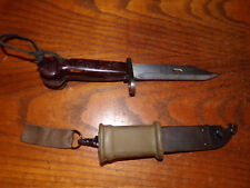 Romanian Type II Soviet Style Rifle Bayonet & Scabbard - Cold War - used picture