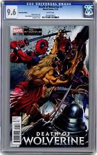 Death of Wolverine #1 Horn Gamestop Variant CGC 9.6 2014 0243679023 picture
