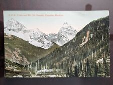 CPR Train & Mt Sir Donald, Canadian Rockies - 1907-15, Rough Edges picture