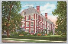 Jacksonville Illinois, MacMurray College, Vintage Postcard picture