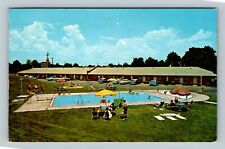 Memphis TN, Holiday Inn South, Swimming Pool, Tennessee c1960 Vintage Postcard picture