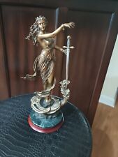Lady Of The Lake Bronze Sculpture Emily Kaufman Limited Edition, Excalibur Sword picture