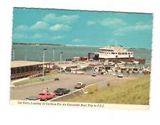 Car Ferry Loading At Caribou For An Enjoyable Boat Trip To P.E.I. Postcard 4x6 picture