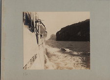 Italy, Capri, L'isle of Capri Boat View Vintage Print, EP Print picture