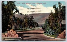 California Pasadena West Morland Place Vintage Postcard POSTED picture