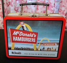 1998 - MCDONALD'S - Lunchbox - Tin - 8 x 6 x 3 - Limited Edition picture