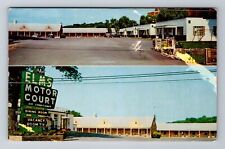 Winchester VA-Virginia, Elms Motor Court & Dining, Advertising, Vintage Postcard picture