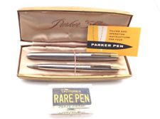 Vintage PARKER 51 FLIGHTER Fountain pen & Pencil set Boxed picture