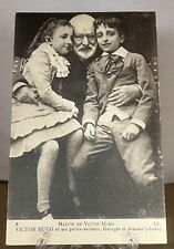 Vintage Victor Hugo House Family Grandchildren Postcard picture