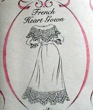 Heirloom Sewing Pattern French Lace Heart Gown Dress Susan Oliver Work of Heart picture