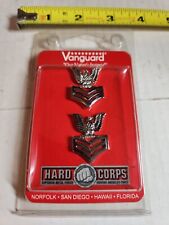 Vanguard Hard Corps Windbreaker Collar Pins Eagle & Sgt.  New picture