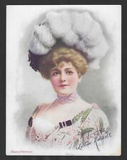c1910's T1 Tobacco Premium Card - Turkish Trophies Series - Lillian Russell picture