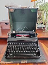 RARE 1937 Olympia Elite WWII Typewriter *TYPES WELL* picture