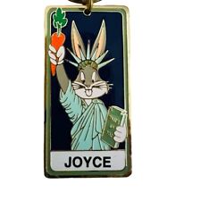 Key Chain Statue of Liberty Bugs Bunny Warner Bros. Personalized Name JOYCE VTG picture