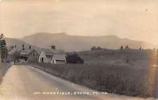 Stowe Vermont Mt Mansfield Street Scene Real Photo Postcard AA83605 picture