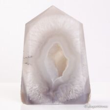 961g 143mm Natural Druzy Agate Geode Quartz Crystal Tower Point Healing Chakra picture