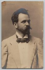 1910 RPPC Jeno Hubay Hungarian Violinist Composer Teacher Photo Postcard 155 picture