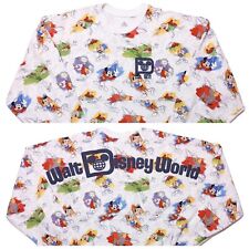 DISNEY PARKS World Ink & Paint Spirit Jersey Mickey Peter Pan Pinocchio Large L picture