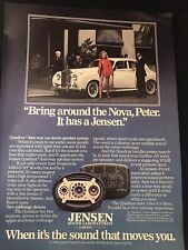 1980 Jensen Quadrax 4-Way Car Stereo Stereo Speaker System VTG 80s PRINT AD picture