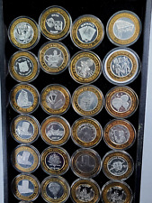 ☆1 Coin from Lot☆ Luxor Fitzgerald Caesars & More .999 SILVER Strike Casino Coin picture
