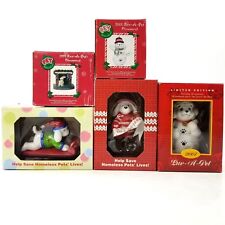 Lot Of 5 Luv A Pet Dog Christmas Ornaments PetSmart Collectible Limited Edition picture