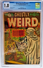 GHOSTLY WEIRD STORIES #121 CGC FR 1.0 STAR 1953 L.B.COLE COVER HOLLINGSWORTH ART picture