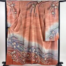 Kimono Furisode Furisode Length 161.5Cm Sleeve 66Cm M With Signature Tsujigahana picture