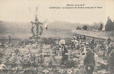 CP WAR 1914-1915 LUNEVILLE CEMETERY SOLDIERS DEAD FOR THE HOMELAND - 40038 picture