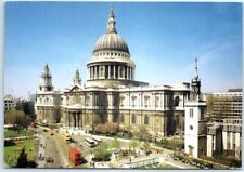 Postcard - View from the South East, St. Paul's Cathedral - London, England picture