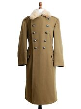 Vintage Romanian Military Trench Coat Heavy Wool & Horsehair Size 38 picture