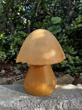 Hand carved wooden nature mushroom sculpture from Bali-10x9 inches picture