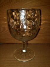 Vintage Beer Glass Goblet  Thumbprint  picture