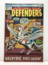 The Defenders #4 VF 8.0 1st Appearance Barbara Norris as Valkyrie Marvel 1973 picture