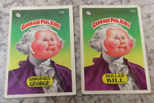 George Dollar Bill 1985 Topps Garbage Pail Kid - Gorgeous George 73a 73b picture