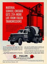 1963 Fuller Transmission Ad: International RF190 Transit Mixer for Material Svc. picture