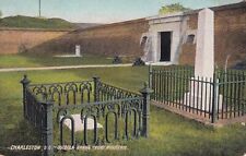 VINTAGE Postcard SC: Fort Moultrie, Osceola's Grave, Charleston, South Carolina picture